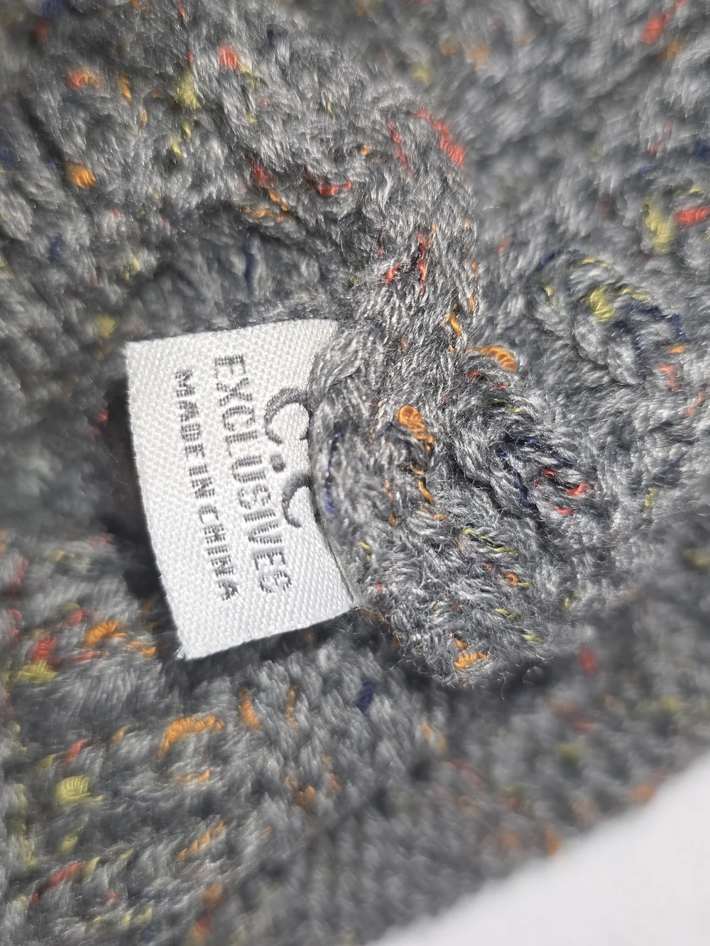 C.C Gray Knit Pom Beanie - Cozy Winter Hat